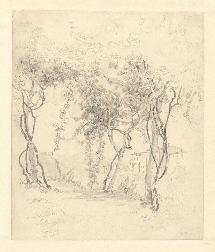 Landschap bij Subiaco