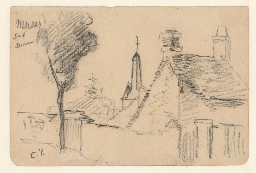 View of Mussy-sur-Seine, France