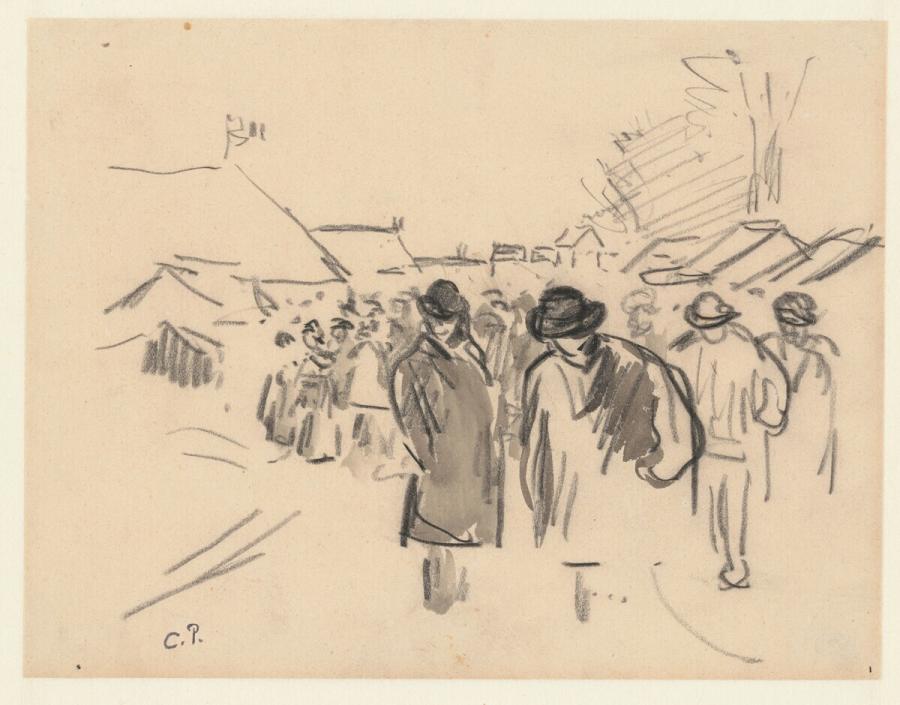 Market with Crowd