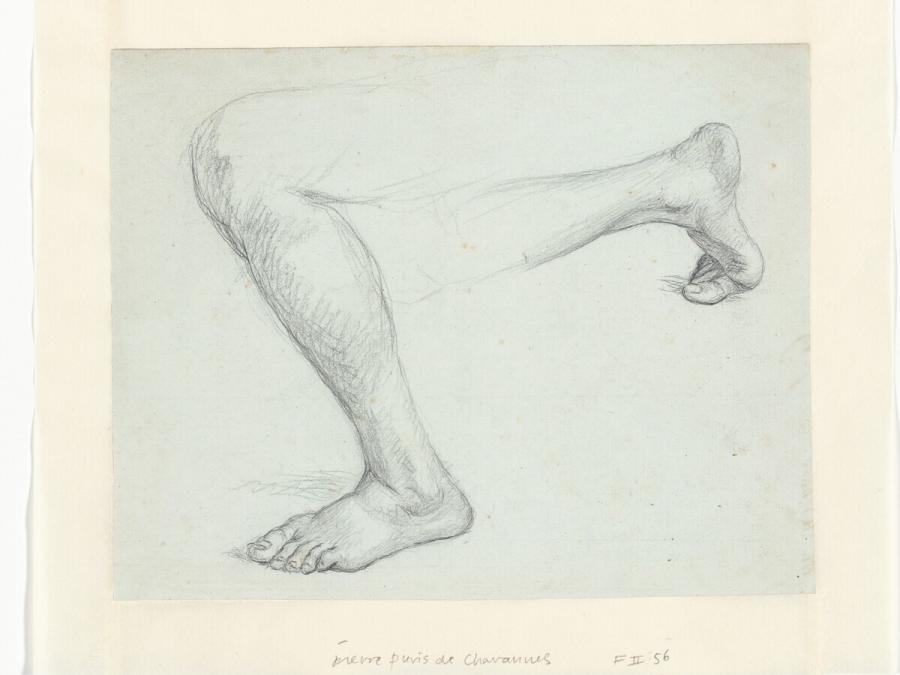 Study of the Legs of a Kneeling Figure