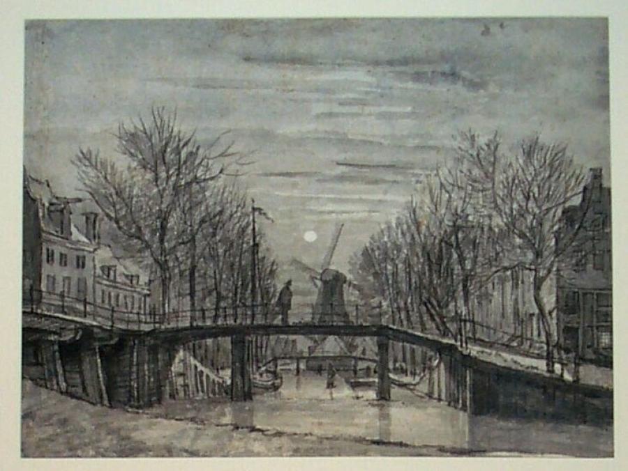 Amsterdam City View in Winter