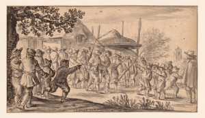 two-prisoners-taken-away-through-a-crowd-of-villagers