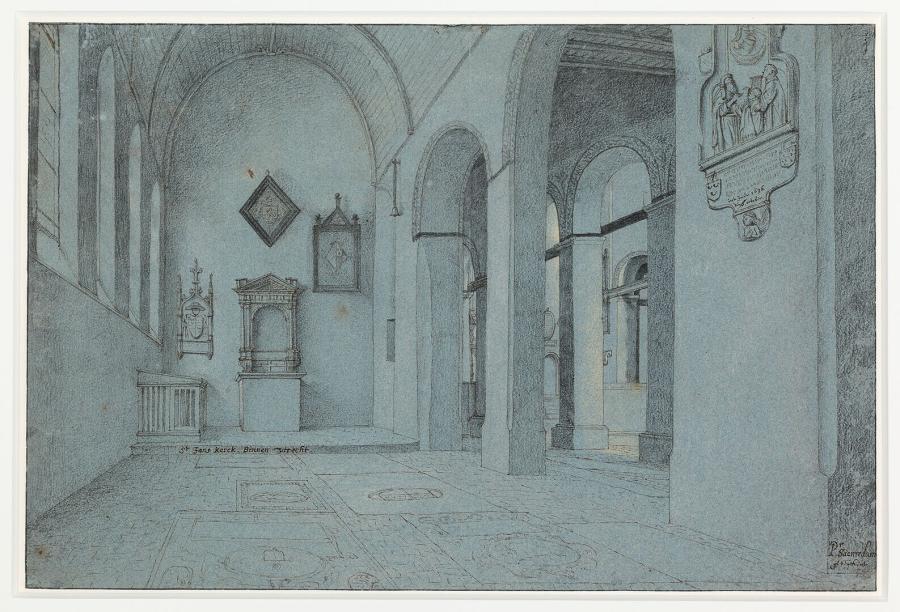 Interior of St John's Church in Utrecht