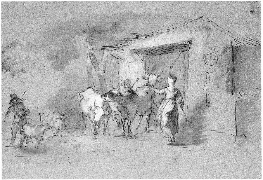 The Departure of the Flock from a Stable