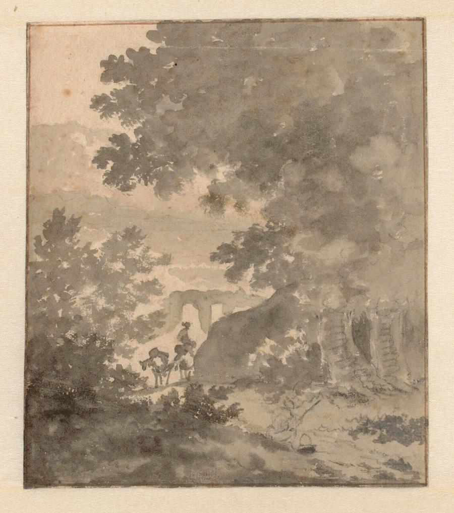 Southern Landscape with View on an Aqueduct