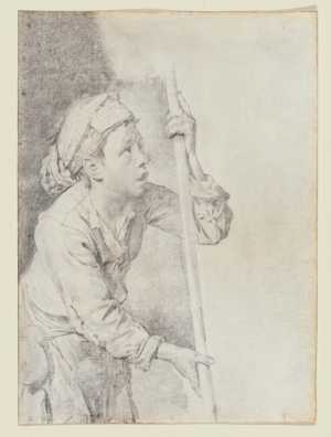 boy-holding-a-stick-looking-upward