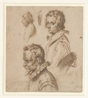study-sheet-with-the-heads-of-an-old-man-a-boy-and-a-woman