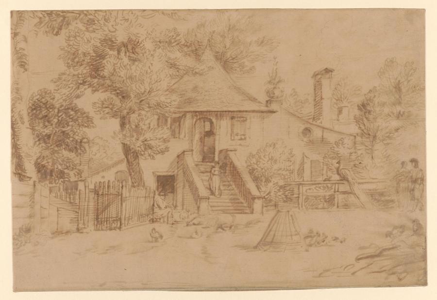 Country House with a Stone Staircase