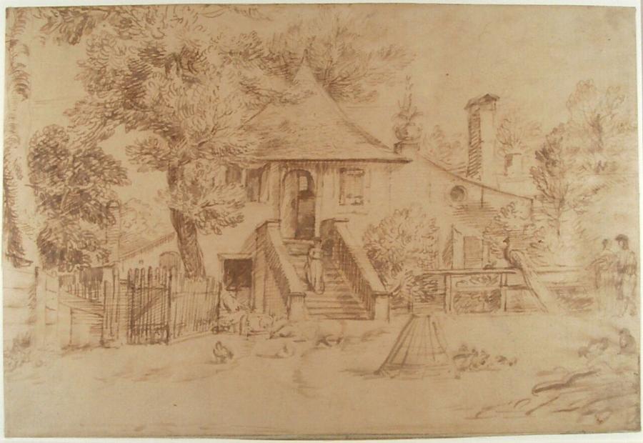 Country House with a Stone Staircase