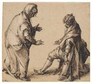 standing-woman-and-seated-man