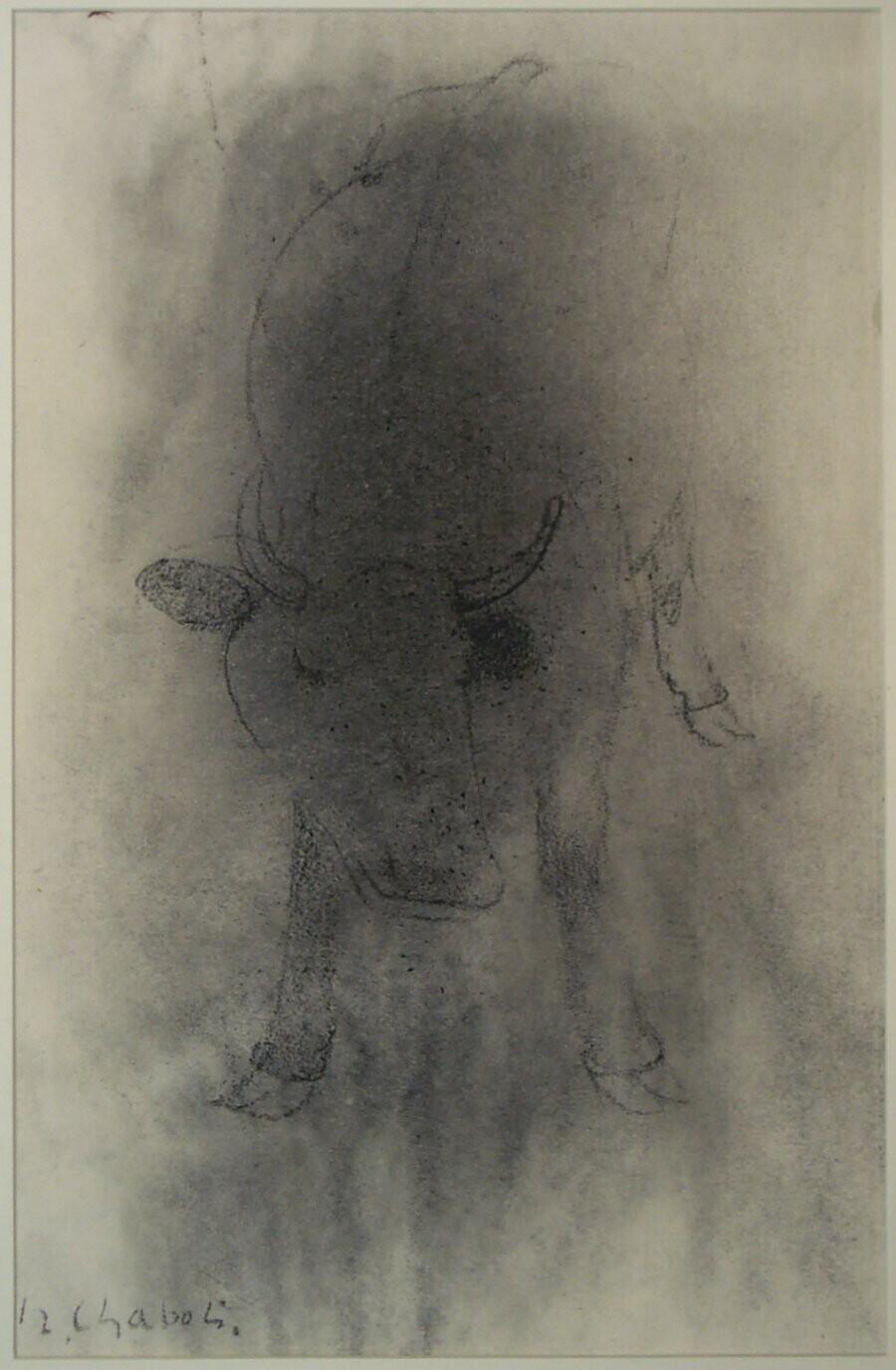 Cow near a Tree