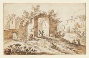 view-of-ruin-with-gate