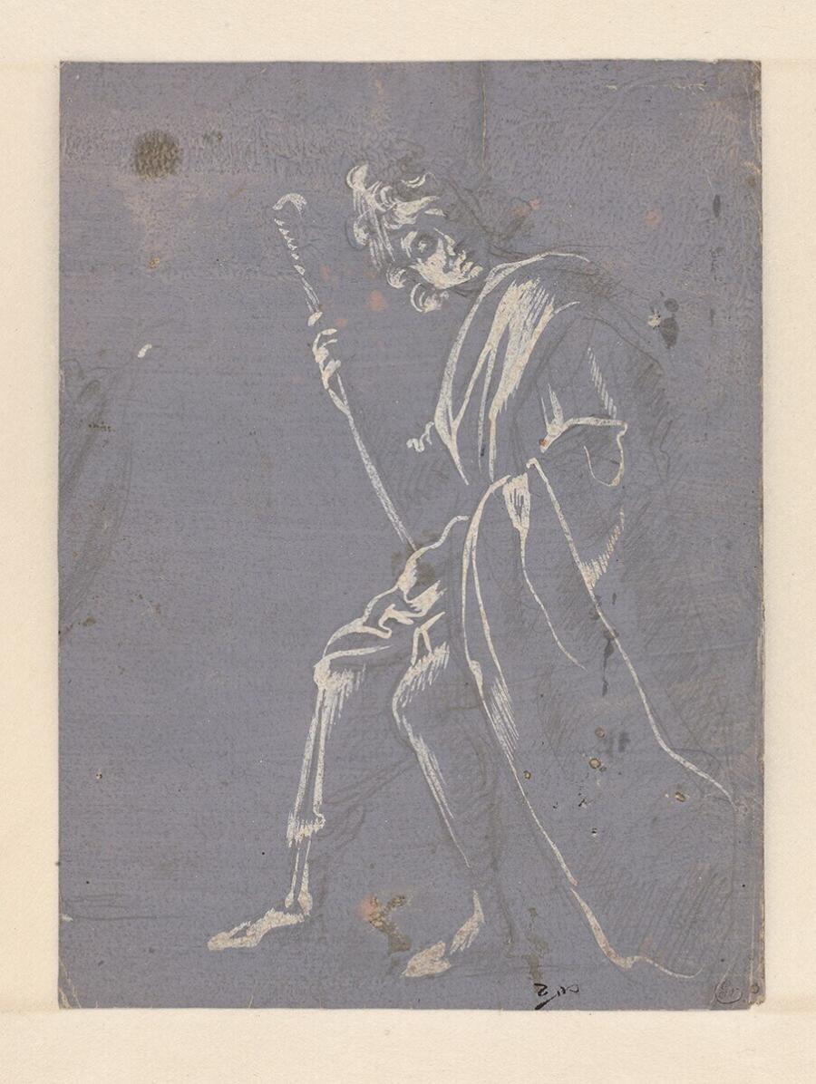 Seated Youth with a Stick