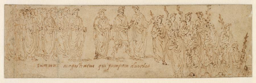 Fragment of a Procession in the Circus Maximus in Rome