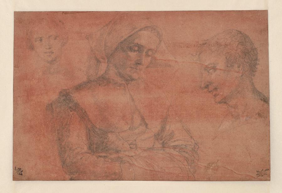 Drie studies van hoofden