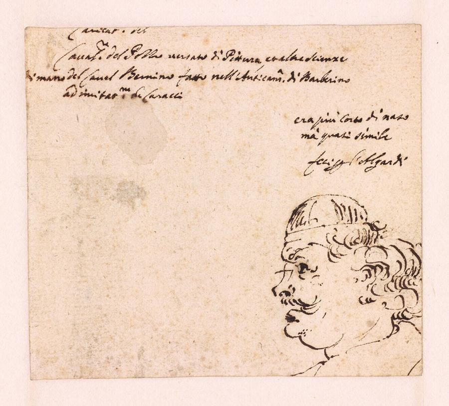 Caricature Portrait of Cassiano dal Pozzo