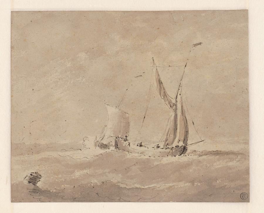 Sailboats at Sea
