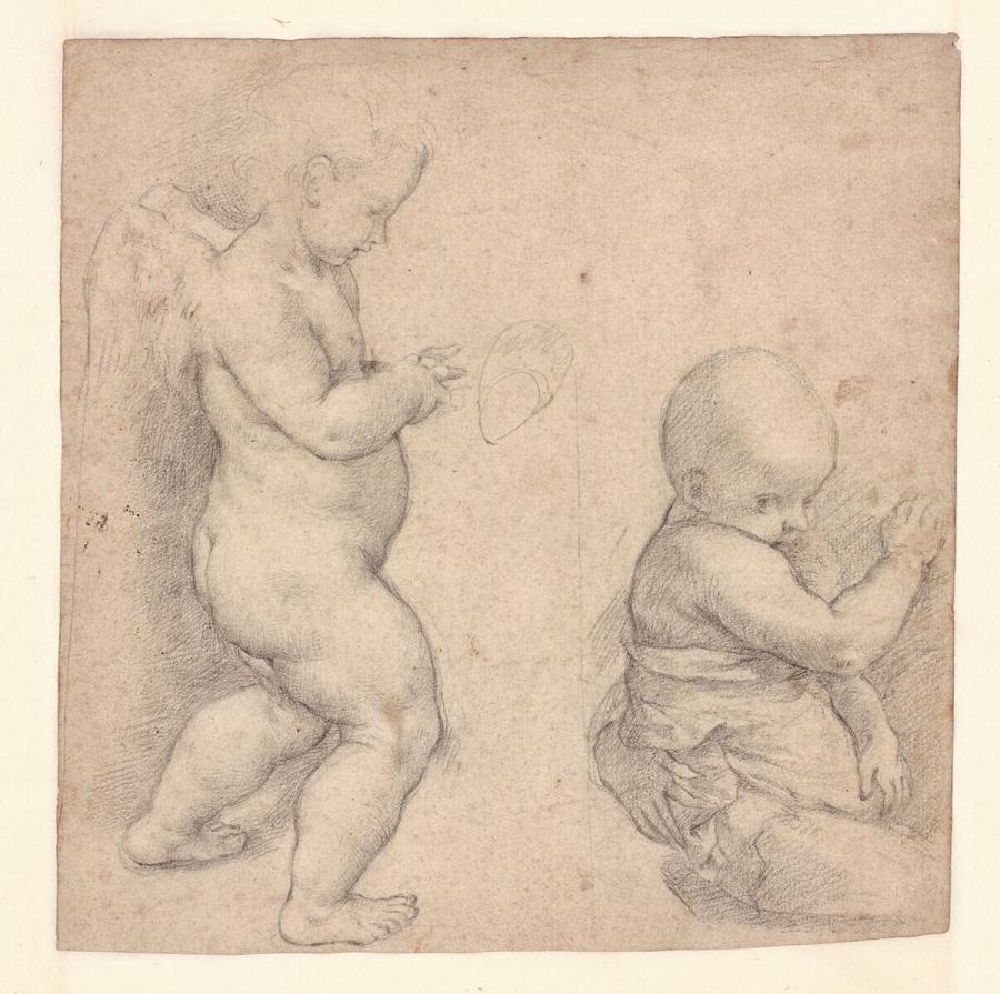 Study with Winged Putto and the Christ Child