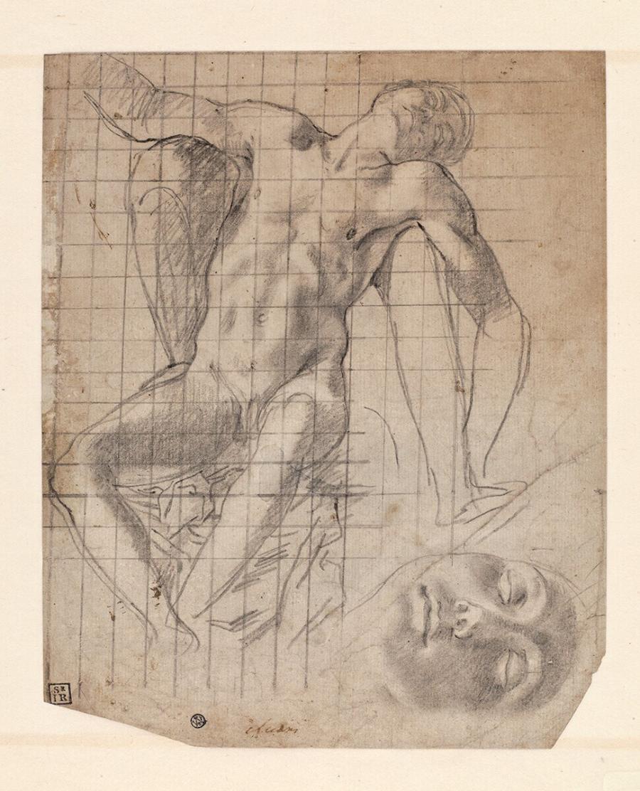 Study of a Male Nude for a Pietà