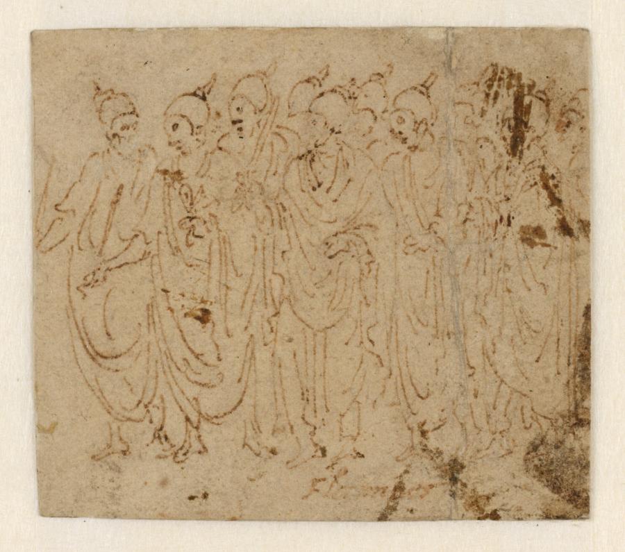 Fragment van een processie in het Circus Maximus, Rome