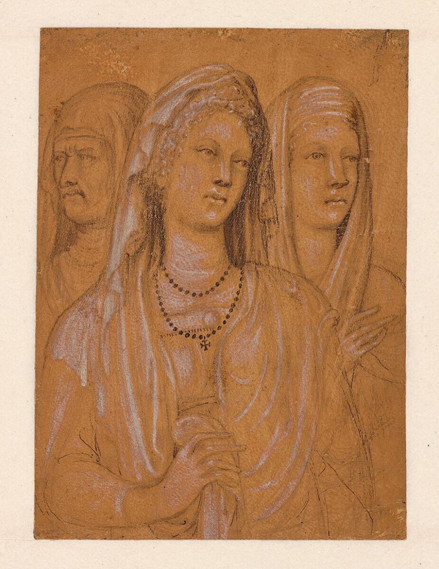 Groep van drie vrouwen