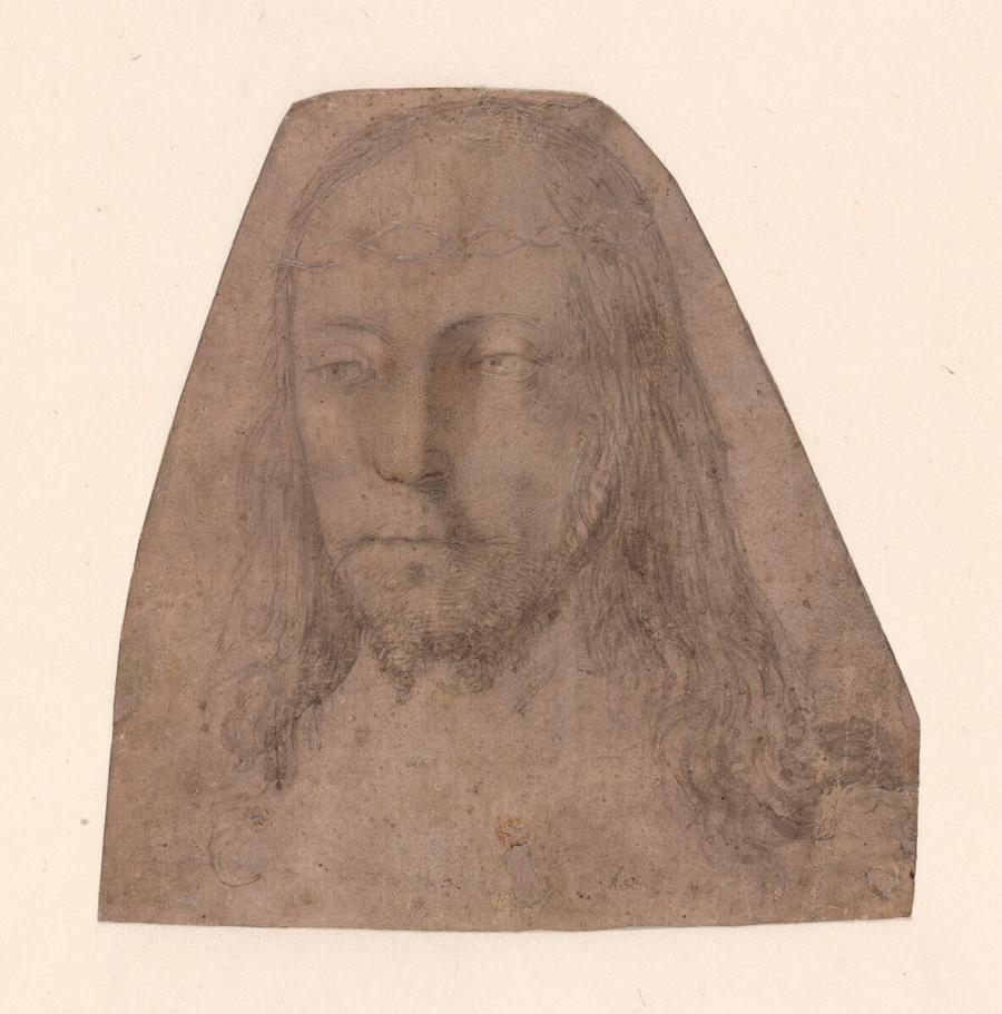 Hoofd van Christus met doornenkroon