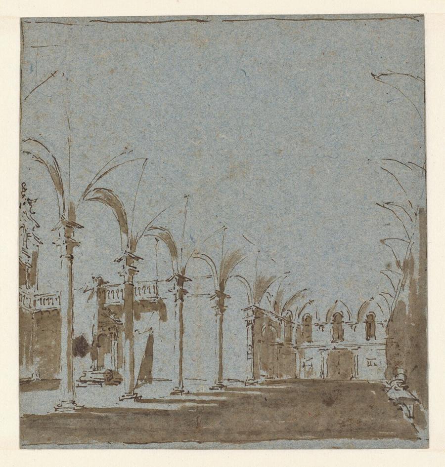 The arches of the Palazzo Zorzi