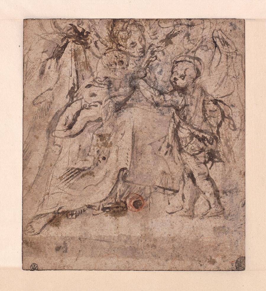 Mary with the Christ Child and the Infant St John