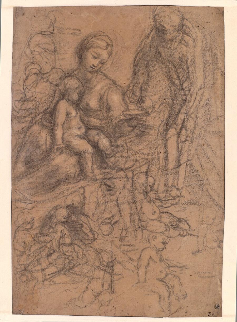 Madonna with Child and Joseph