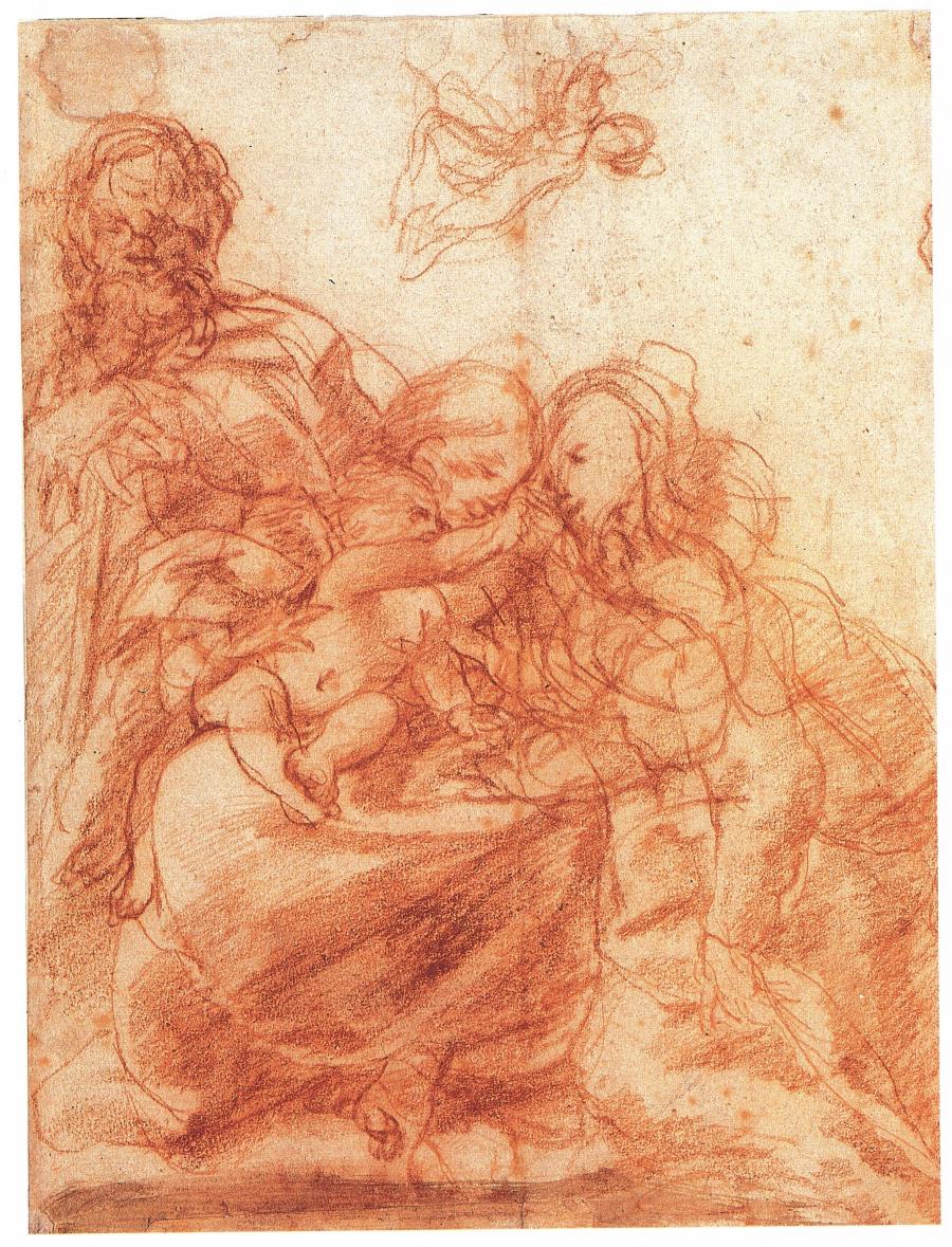 The Holy Family with Saints