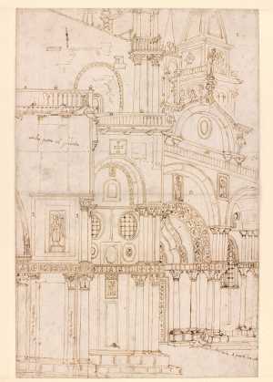 architectuurstudie-van-de-noordfacade-van-de-basilica-di-san-marco-tegenover-s-basso-in-venetie