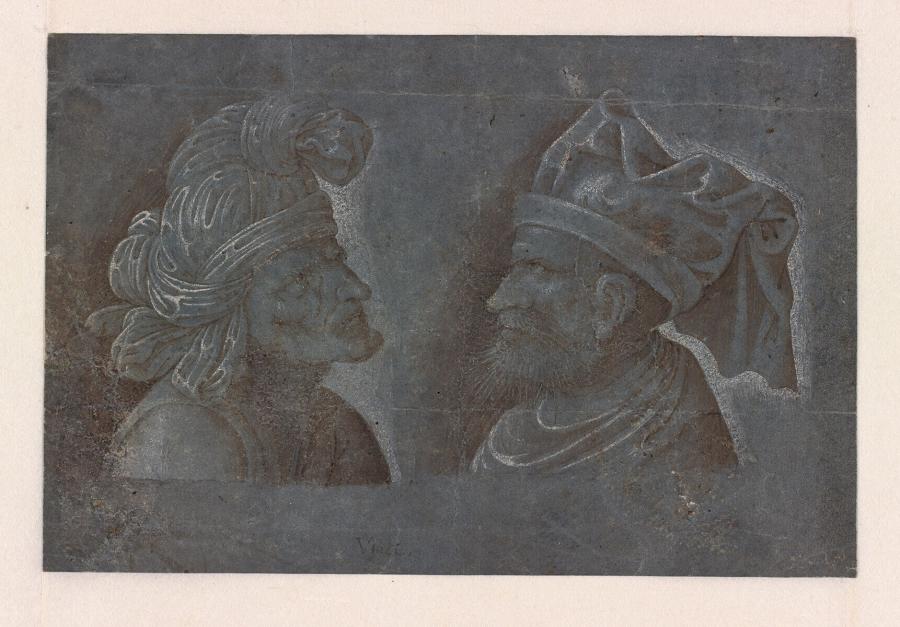Two Male Heads