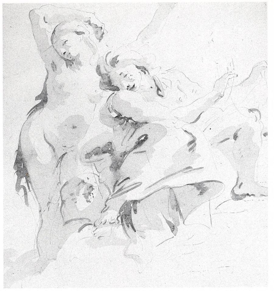 Studies of Two Female Figures
