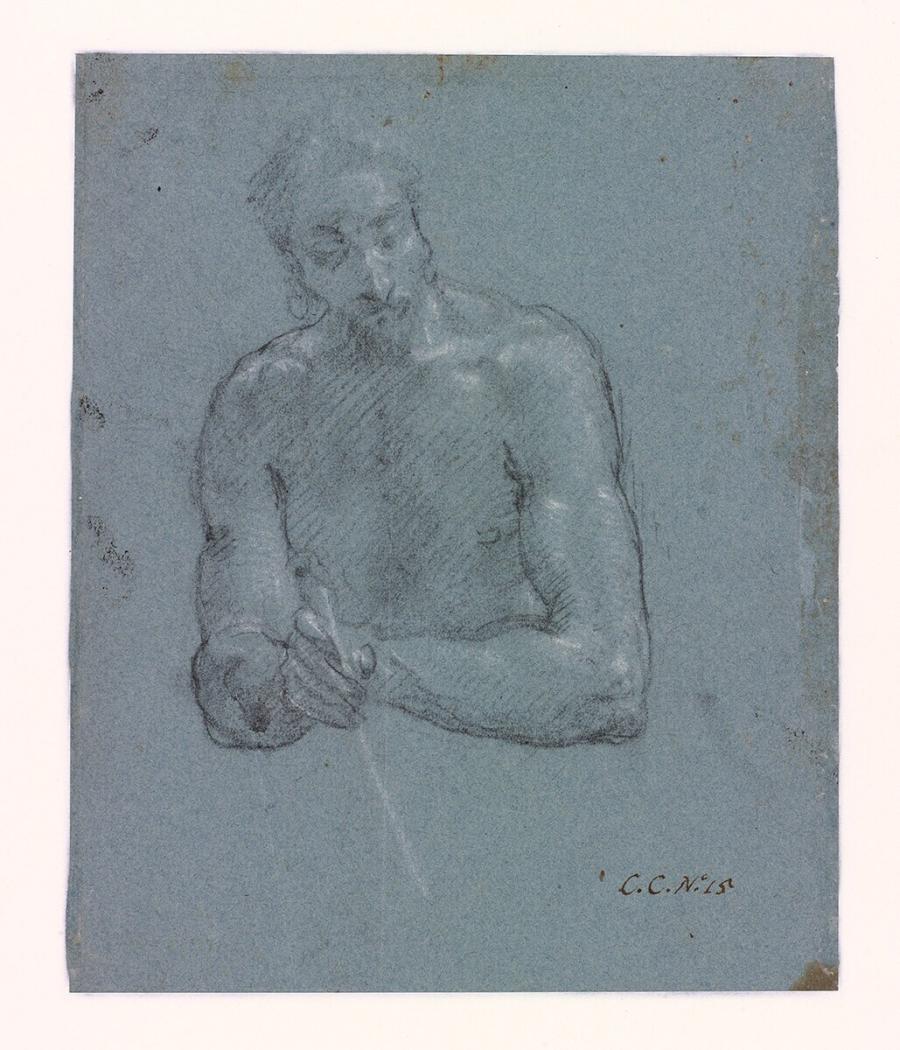 Studie van een man met baard