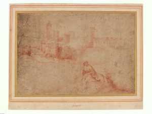 view-of-castel-san-zeno-montagnana-with-a-seated-figure-in-the-foreground