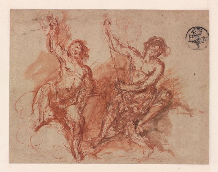 Two Studies of a Male Nude