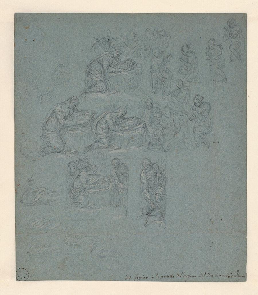 Studies for 'The Nativity'