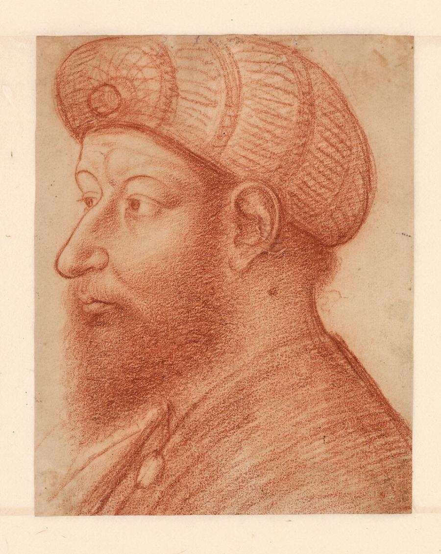 Portrait of a Man with a Headdress
