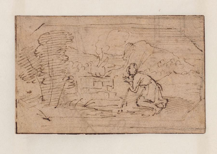 Landscape with Abel Kneeling Before the Altar