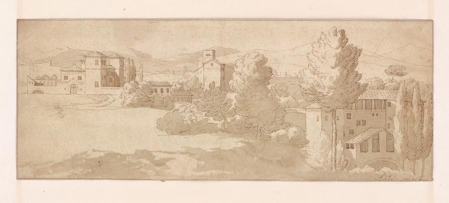 Italian Landscape with Houses