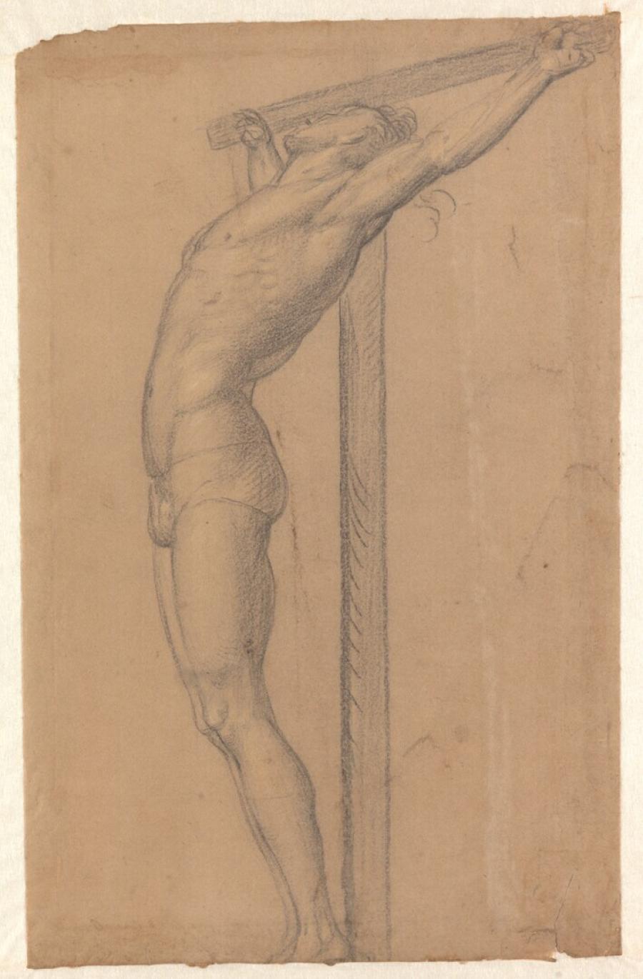 Study for the Bad Thief in a 'Crucifixion'
