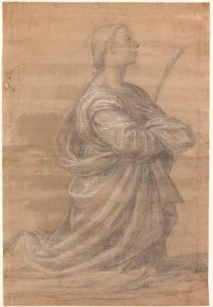 study-for-a-kneeling-female-saint-holding-a-palm-branch