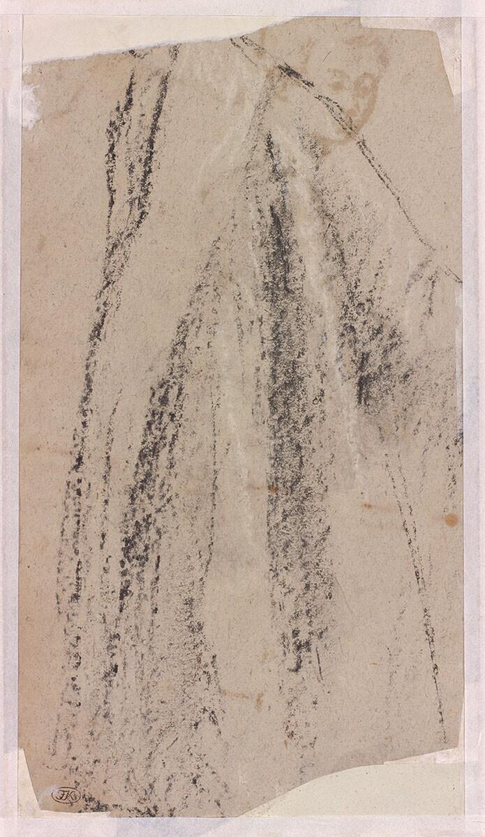Study of a Drapery