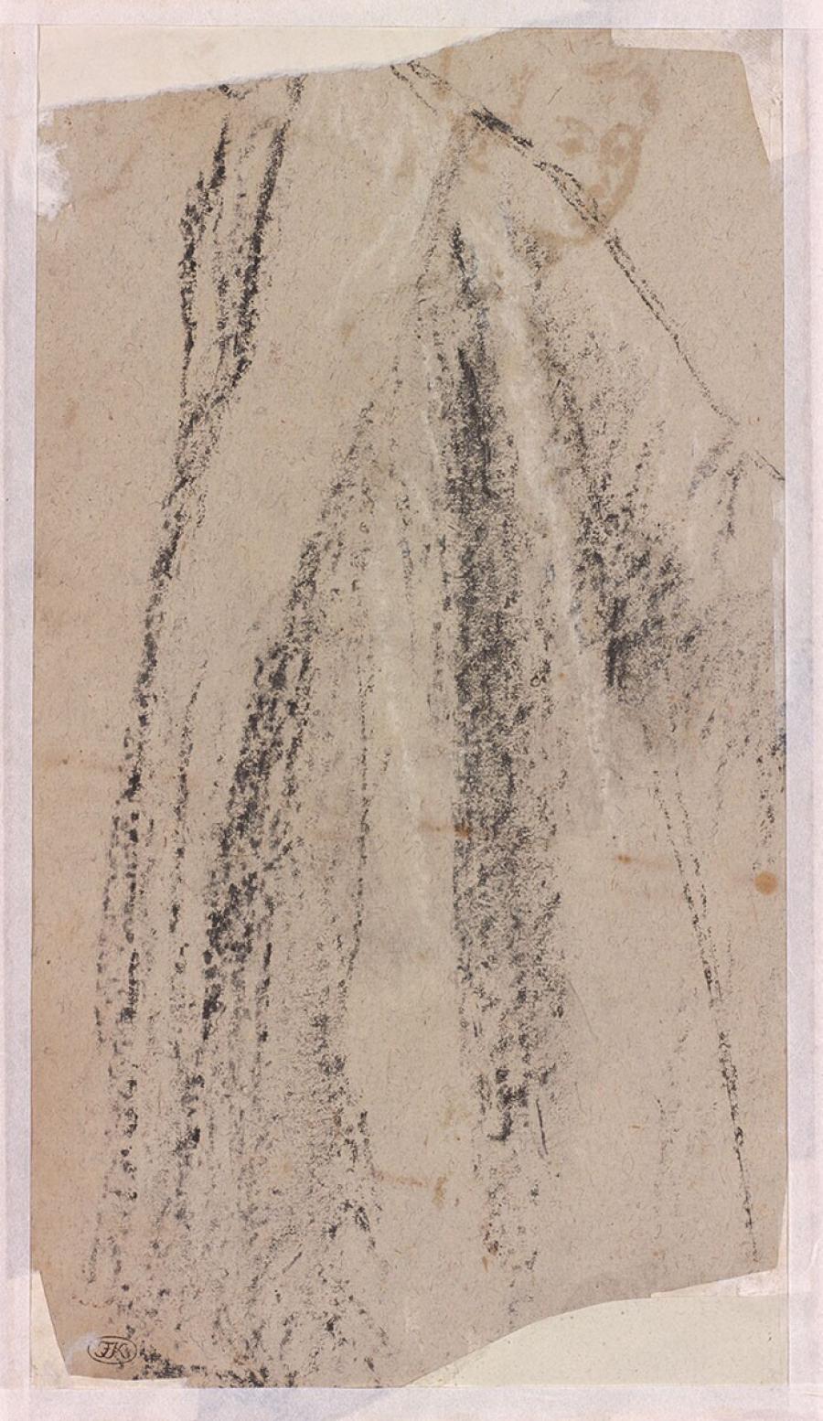 Study of a Drapery