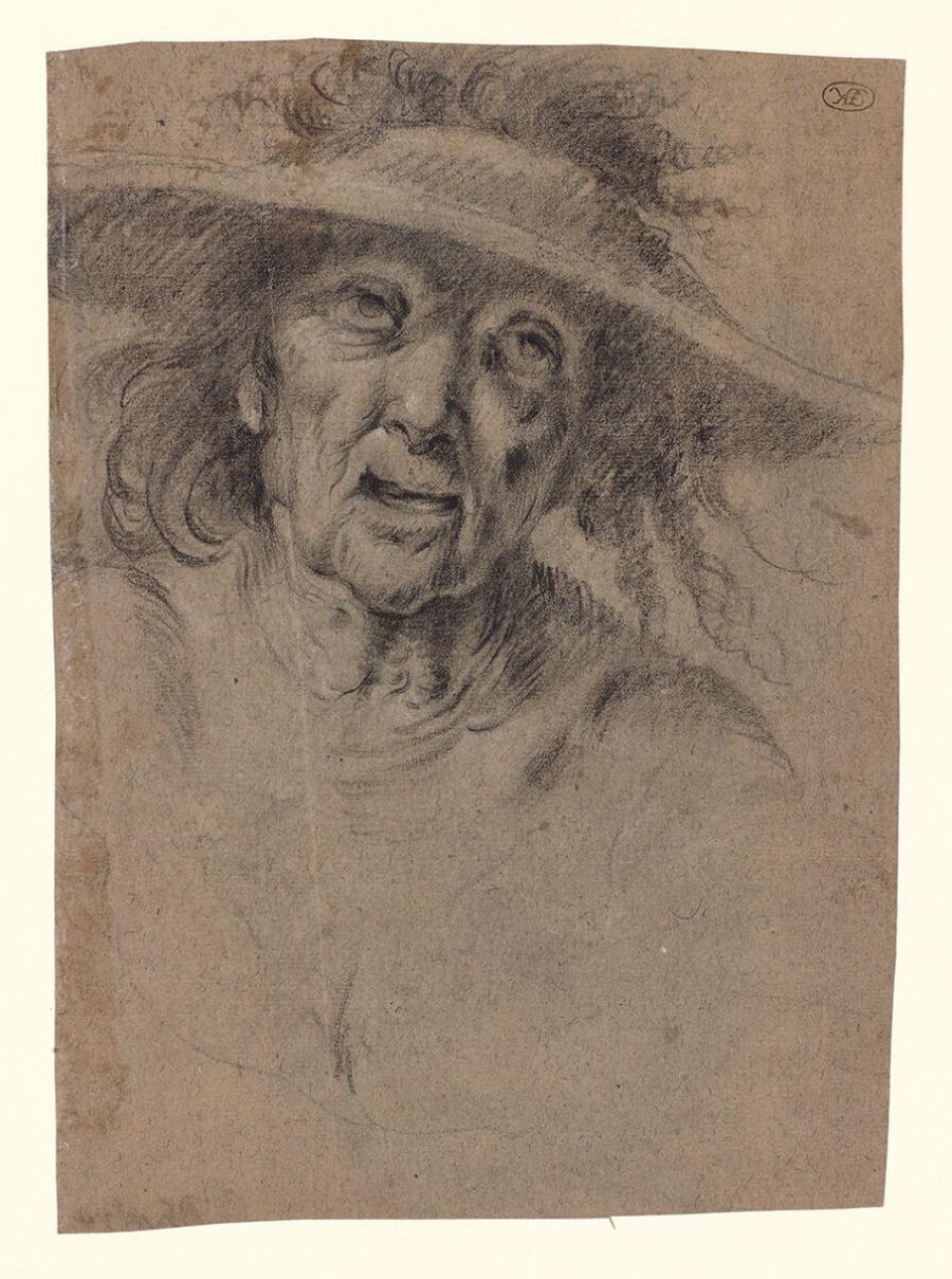 Studie van een oude vrouw