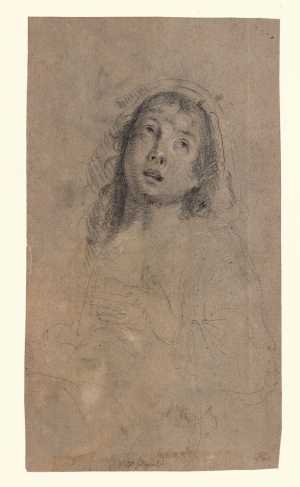 halffiguur-van-opkijkende-vrouw