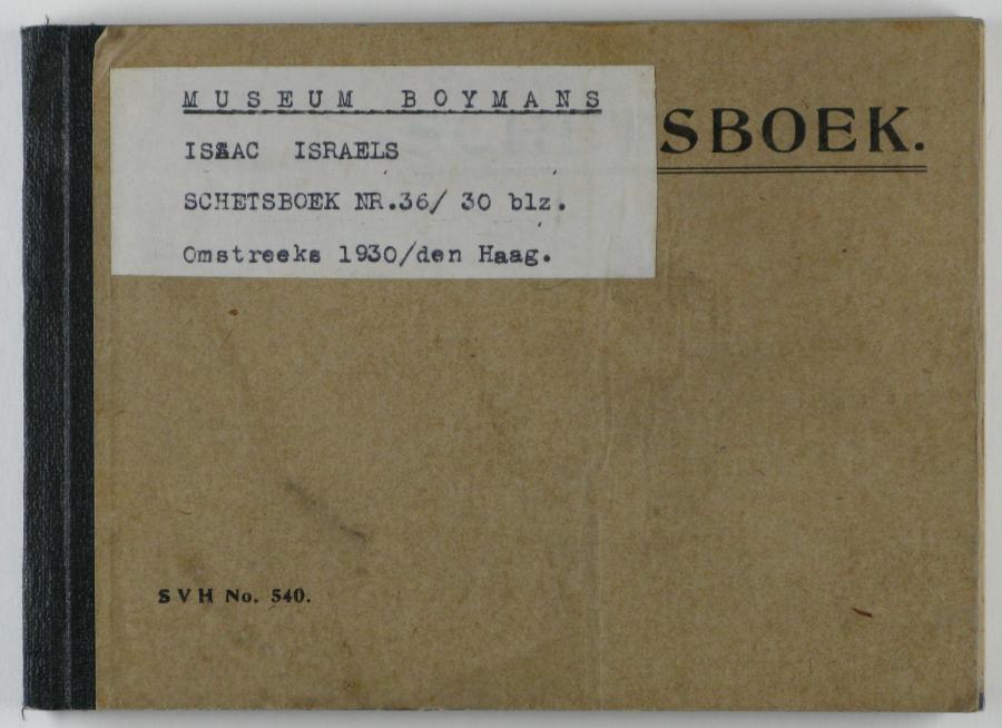 Schetsboek nr. 36, omstreeks 1930 / Den Haag