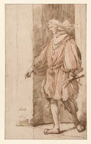 a-man-wearing-a-hat-with-feathers-in-16th-century-costume