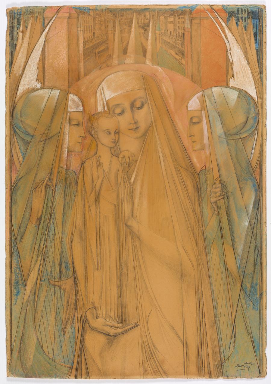 Madonna with Angels