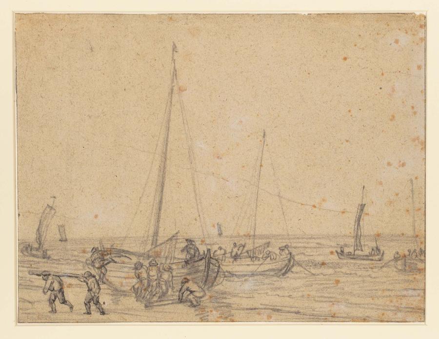 Een strand- en zeegezicht